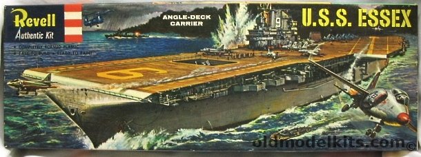 Revell 1/530 USS Essex Angle-Deck Carrier, 5055 plastic model kit